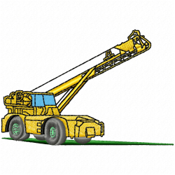 Construction Machinery Vehicles Embroidery Design 9 Construction Machinery Vehicles Embroidery Design 9